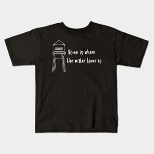 Gilbert Arizona Home is where the Water Tower is Kids T-Shirt